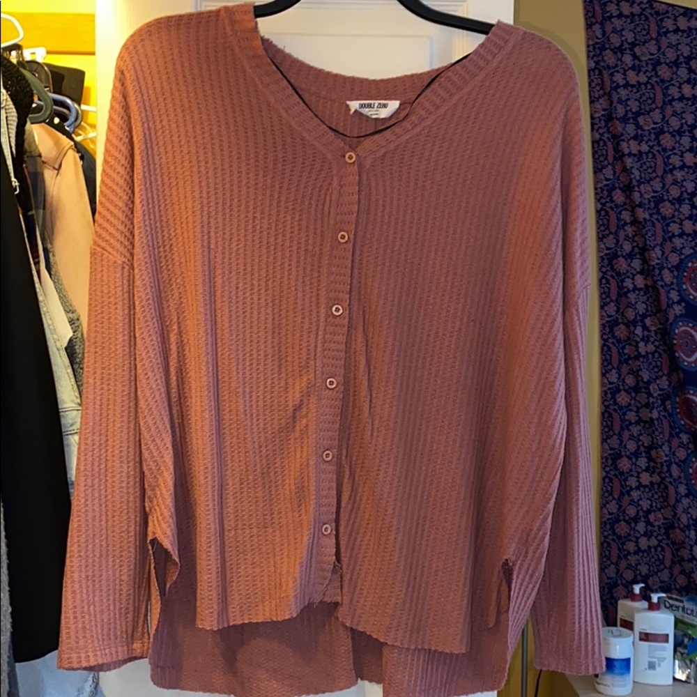 Blouse, ribbed material